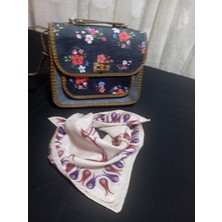 Öykücanbu Otantik Terme Kumaş Omuz Askılı Fular Hediyeli Çanta