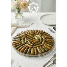 Glamis Selen Concept Luma Model Büyük Boy El Yapımı Cam Servis Tabağı ve Sunumluk