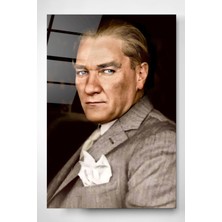 Beta Moda Hub Atatürk Cam Tablo, Dekoratif Cam Tablo