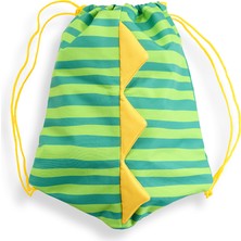 Denokids Erkek Çocuk Plaj Çantası Su Geçirmez Sırt Çantası Timsah Desenli