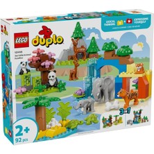 Kaia Life 10446 LEGO Duplo 3ü1 Arada Vahşi Hayvan Aileleri 92 Parça +2AŞ
