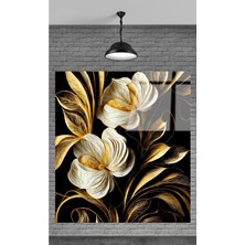 Beta Moda Hub Çiçek Dekoratif Temperli Cam Tablo