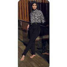 Tesmay Likralı Tam Kapalı Tesettür Mayo 3053 3054
