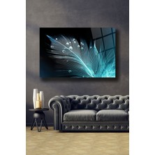 Beta Moda Hub Kuş Tüyü Cam Tablo | Hediyelik, Dekoratif, Ofis, Mutfak