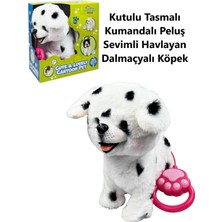 Brother Toys Peluş Yürüyen Havlayan Tasmalı Kumandalı Kuyruğunu Sallayan Oyuncak Sevimli Köpek 25 Cm.