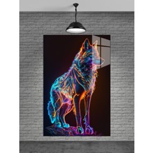 Beta Moda Hub Neon Kurt Cam Tablo Ev Dekorasyon,balkon Dekorasyonu,dekoratif,duvar Tablo,mutfak Tablo