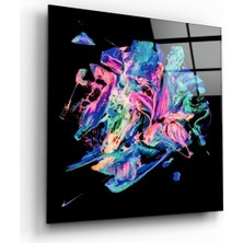 Beta Moda Hub Renklerin Dansı Cam Tablo