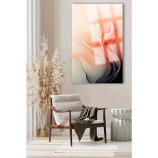 Beta Moda Hub Ultra Yüksek Çözünürlüklü Cam Çiçek Tüyü Tablosu Kırılmaz Cam Tablo Ev, Salon, Hediyesi