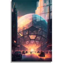 Beta Moda Hub Space/uzay Yapay Zeka Özel Tasarım Cam Tablo Ofis, Mutfak Çocuk Odası, Salon 03