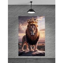 Beta Moda Hub Aslan Cam Tablo Ev Dekorasyon,balkon Dekorasyonu,dekoratif,duvar Tablo,mutfak Tablo