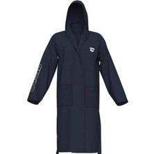 Arena Zeal Robe/navy-Whıte Yetişkin Bornozu