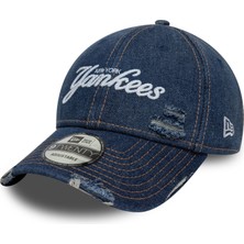 New Era New York Yankees Denim Distressed Navy 9twenty 60771839