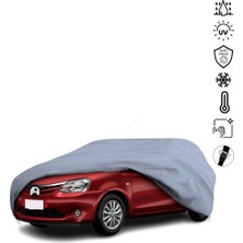 ULTRASHOP Toyota Etıos Hatchback (2010–2021) Su Geçirmez Araba Brandası Dış Mekan Oto Brandası