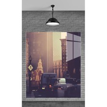 Beta Moda Hub Manzara ve Şehir Temperli Cam Üzerine Tablo Sevgilinize Yılbaşı Hediye