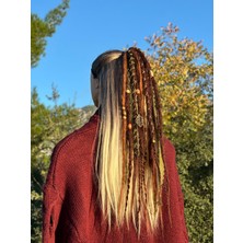 Örük Evi Rasta Stil Afrika Örgülü Saç Tokası – Etnik Bohem Festival Toka