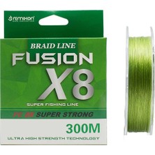 Normadia Fusion X8 Ip Misina 300MT 0.16MM 9.1kg Yeşil, Dayanıklı ve Güçlü Balıkçılık Malzemesi