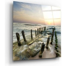 Beta Moda Hub Harap Rıhtım Cam Tablo NO:1116 | Hediyelik, Dekoratif, Ofis, Mutfak