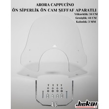 Jiekai Arora Cappucino Şeffaf Ön Siperlik Ön Cam Aparatlı