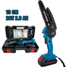 Normadia 15CM Li-Ion Akülü Dal Kesme Seti, 20V, 2.0AH, Güçlü ve Hafif