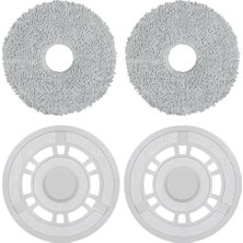 Parmis Xiaomi Uyumlu S20+ Robot Süpürge Mop Bezi X2, Tutma Aparatı X2