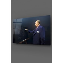 Beta Moda Hub Atatürk Yazı Tahtası Cam Tablo