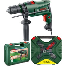 Bosch Power Impact Drill 600W ve 54 Parça Tornavida Seti Taşıma Kutusu