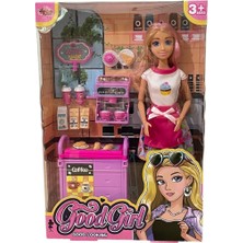 Kaia Life WG66748 Vardem Kutulu   Kafe Işleten Bebek Set 11,5 Inç