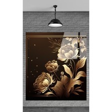 Beta Moda Hub Çiçek Dekoratif Temperli Cam Tablo