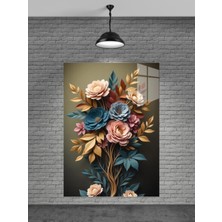 Beta Moda Hub Çiçek Cam Tablosu Ev Dekorasyon,balkon Dekorasyonu,dekoratif,duvar Tablo,mutfak Tablo,hediyelik