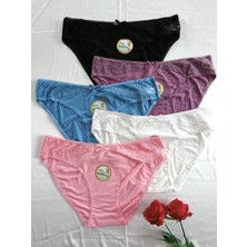 Papatya Zona Bambu Ribana Dantel Detaylı Kadın Iç Giyim Külot(Renk ve Beden Seçilerek 1 Adet Gönderilir)