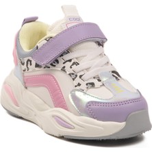 Cool Toti Cilt F Leopar Cırtlı Kız Çocuk Spor Ayakkabı