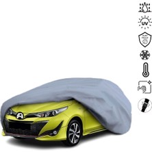 ULTRASHOP Toyota Yaris Sedan (2013–2020) Su Geçirmez Araba Brandası Dış Mekan Oto Brandası