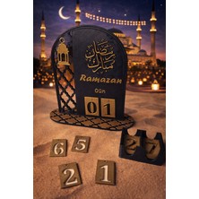 3D Futuristic Ramazan Takvimi Gün Gün Ramazan Sayacı