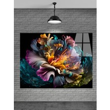 Beta Moda Hub Sevilen Seri Çiçek Cam Tablo