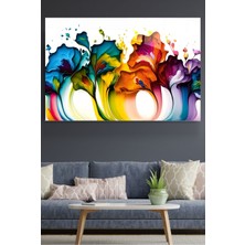 Beta Moda Hub Colorfull Ink Cam Tablo, Dekoratif Cam Tablo