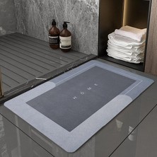 Indispensablely Süper Su Emici Kaymaz Tabanlı Paspas