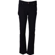 Trender David Yüksek Bel Rahat Kalıp Siyah Erkek Jean Pantolon 2000