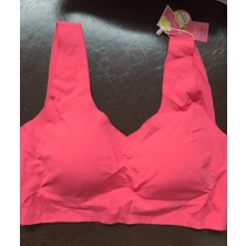 AGM Dikişsiz Lazer Kesim Sütyen Çıkarılabilir Pedli Kadın Hayalet Sütyen , Komfort Sütyen ,uyku Sütyeni , Ameliyat Sütyeni