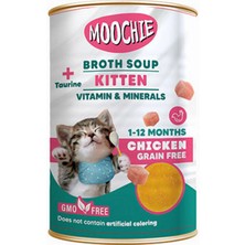 Storozde Moochie Et Suyu Çorba Tavuklu Yavru Kedi 135ML x 6 Adet
