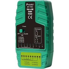 Normadia Yüksek Performanslı Poe Lan Kablo Test Cihazı, Güvenilir ve Kolay Kullanım