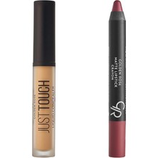 Golden Rose gr Just Touch Liquid Concealer, No:07... +1 Parça Kozmetik Seti