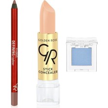 Golden Rose Mood Defining Lipliner No:05 Chestnut - Dudak Ka... +2 Parça Kozmetik Seti