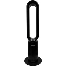 Haibrag Tp-18 Pro – Sıcak & Soğuk Kanatsız Zemin Tipi Fan (Siyah)