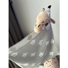Gökçe Cotton Müslin Bebek Emzirme Örtüsü Organik %100 Pamuk El Işlemesi Çift Kat