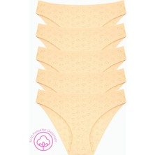 New Lilla 1501 Kalpli %100 Pamuklu 5\'li Kadın Bikini Külot Paketi