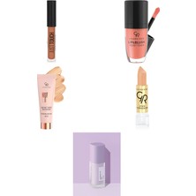 Golden Rose Just Touch Liquid Concealer No:12 - Kapatıcı... +4 Parça Kozmetik Seti