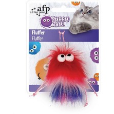 Storozde Afp Furry Ball - Tüylü Renkli Fare Oyuncak Kırmızı