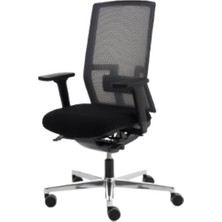 Nurus Me Too Çalışma Sandalyesi - Siyah - Alüminyum Ayak