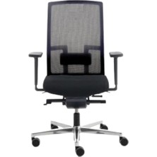 Nurus Me Too Çalışma Sandalyesi - Siyah - Alüminyum Ayak