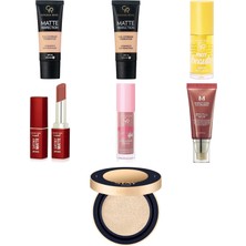 Golden Rose Matte Perfection Foundation No:cool 1 - Fondöten... +6 Parça Kozmetik Seti